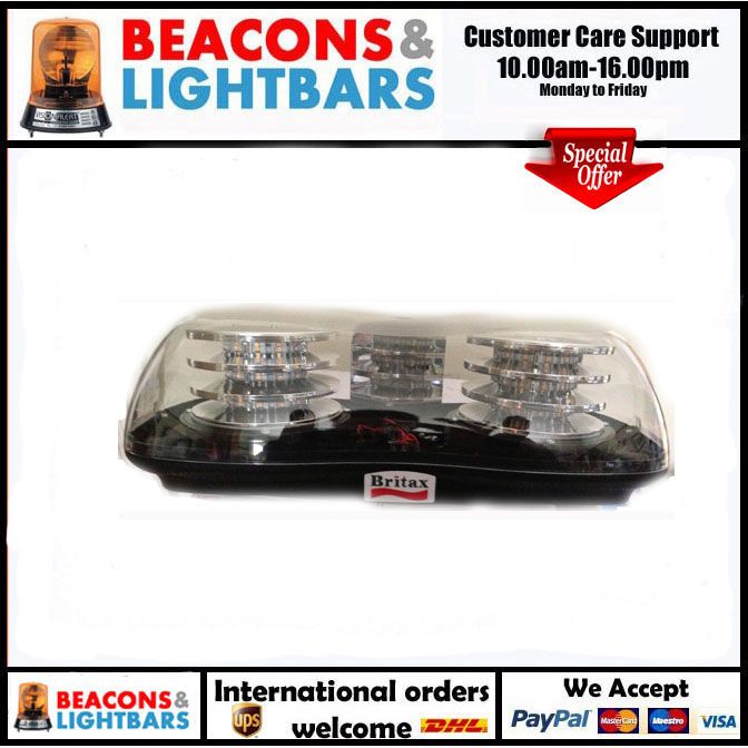 Britax A461.04.LDV Aerolite A461 1 bolt Fixing 12/24v 420mm LED Mini Bar PN: A461.04.LDV